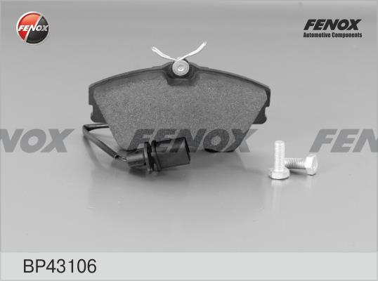 Fenox BP43106 Brake Pad Set, disc brake BP43106