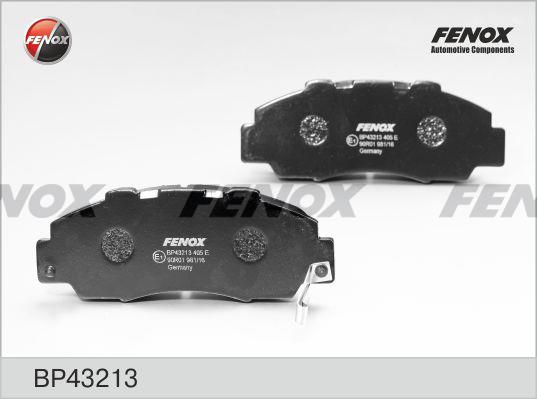 Fenox BP43213 Brake Pad Set, disc brake BP43213
