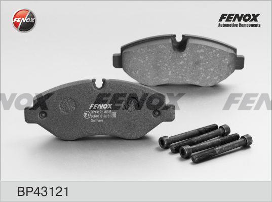 Fenox BP43121 Brake Pad Set, disc brake BP43121