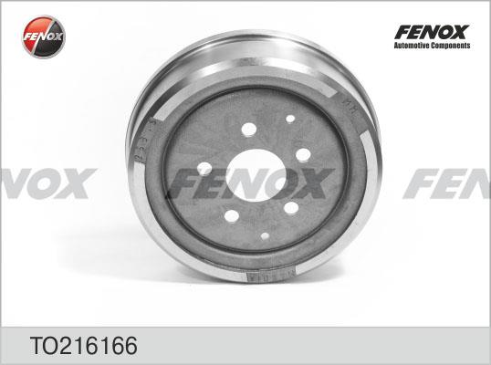 Fenox TO216166 Rear brake drum TO216166