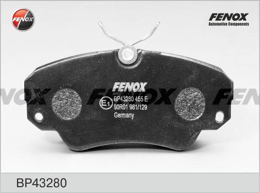 Fenox BP43280 Brake Pad Set, disc brake BP43280
