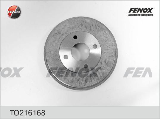 Fenox TO216168 Rear brake drum TO216168