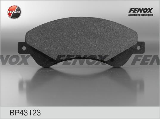Fenox BP43123 Brake Pad Set, disc brake BP43123