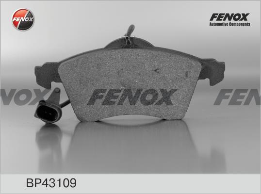 Fenox BP43109 Brake Pad Set, disc brake BP43109