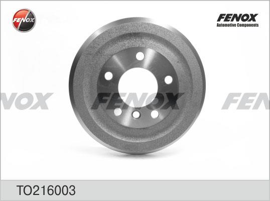 Fenox TO216003 Rear brake drum TO216003