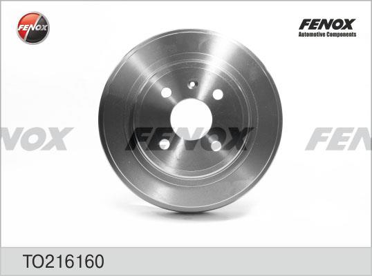 Fenox TO216160 Rear brake drum TO216160