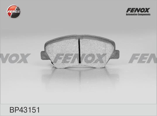 Fenox BP43151 Brake Pad Set, disc brake BP43151