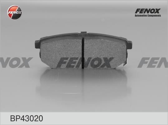 Fenox BP43020 Brake Pad Set, disc brake BP43020