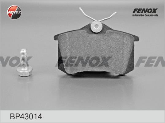 Fenox BP43014 Brake Pad Set, disc brake BP43014