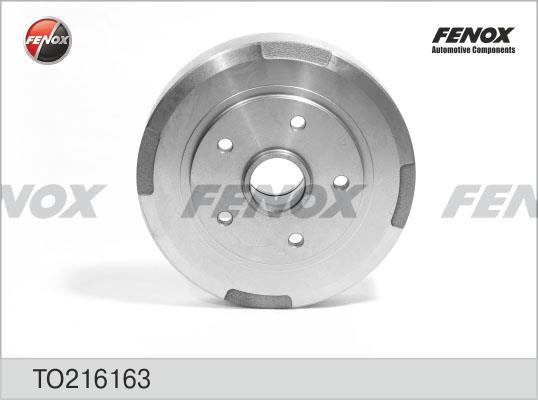 Fenox TO216163 Rear brake drum TO216163