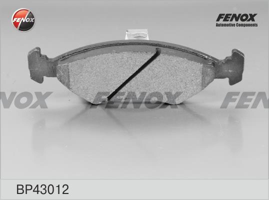 Fenox BP43012 Brake Pad Set, disc brake BP43012