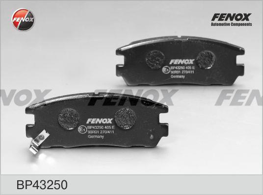 Fenox BP43250 Brake Pad Set, disc brake BP43250