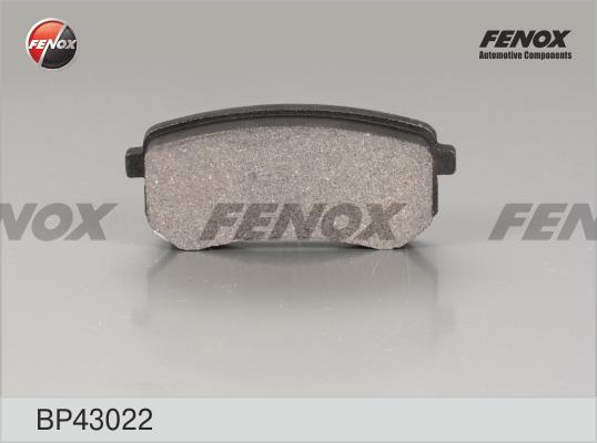 Fenox BP43022 Brake Pad Set, disc brake BP43022