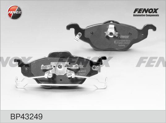 Fenox BP43249 Brake Pad Set, disc brake BP43249