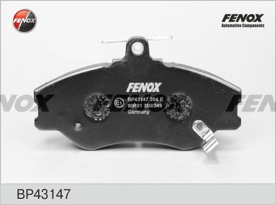 Fenox BP43147 Brake Pad Set, disc brake BP43147