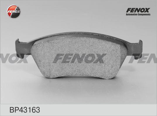 Fenox BP43163 Brake Pad Set, disc brake BP43163