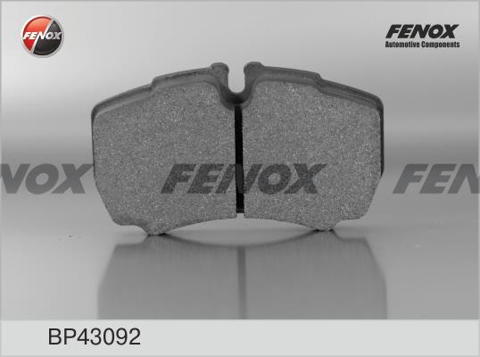Fenox BP43092 Brake Pad Set, disc brake BP43092