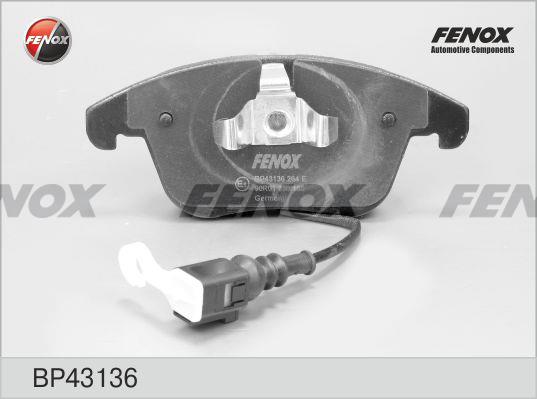 Fenox BP43136 Brake Pad Set, disc brake BP43136