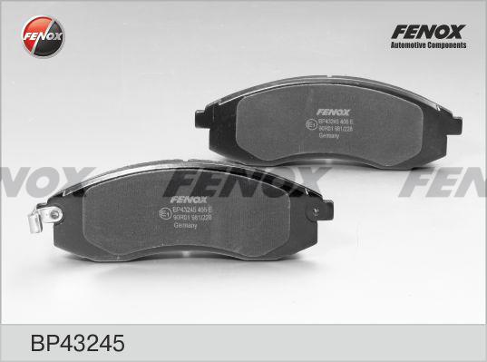 Fenox BP43245 Brake Pad Set, disc brake BP43245