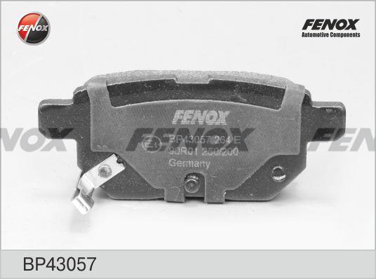 Fenox BP43057 Brake Pad Set, disc brake BP43057