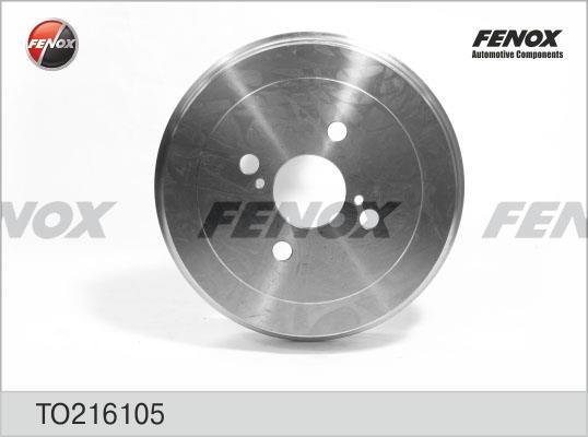 Fenox TO216105 Rear brake drum TO216105