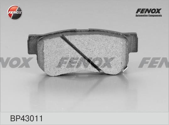 Fenox BP43011 Brake Pad Set, disc brake BP43011