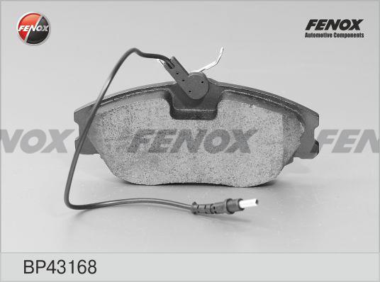 Fenox BP43168 Brake Pad Set, disc brake BP43168
