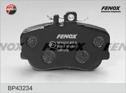 Fenox BP43234 Brake Pad Set, disc brake BP43234