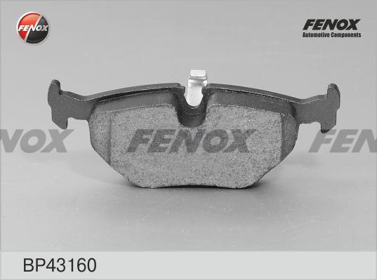 Fenox BP43160 Brake Pad Set, disc brake BP43160