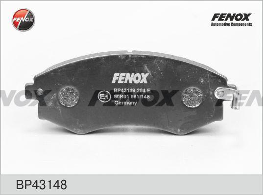 Fenox BP43148 Brake Pad Set, disc brake BP43148