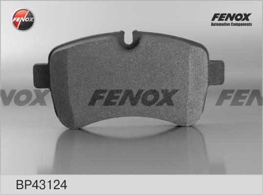 Fenox BP43124 Brake Pad Set, disc brake BP43124