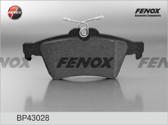 Fenox BP43028 Brake Pad Set, disc brake BP43028