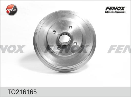 Fenox TO216165 Rear brake drum TO216165
