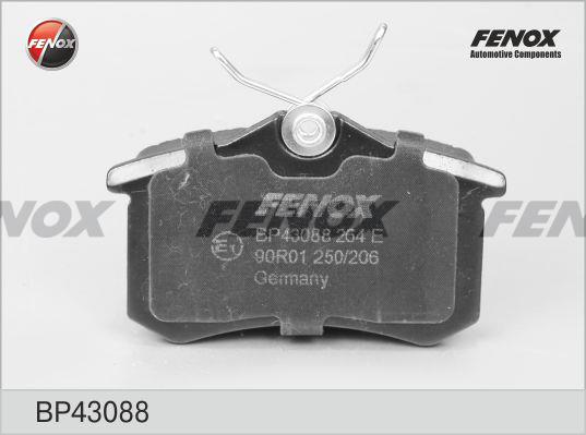 Fenox BP43088 Brake Pad Set, disc brake BP43088