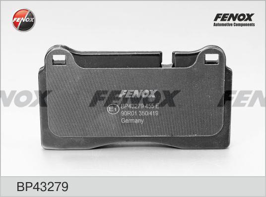 Fenox BP43279 Brake Pad Set, disc brake BP43279