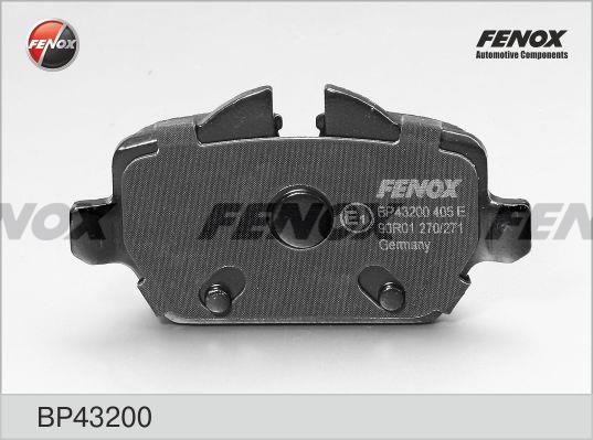 Fenox BP43200 Brake Pad Set, disc brake BP43200