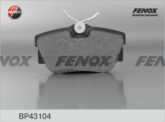 Fenox BP43104 Brake Pad Set, disc brake BP43104