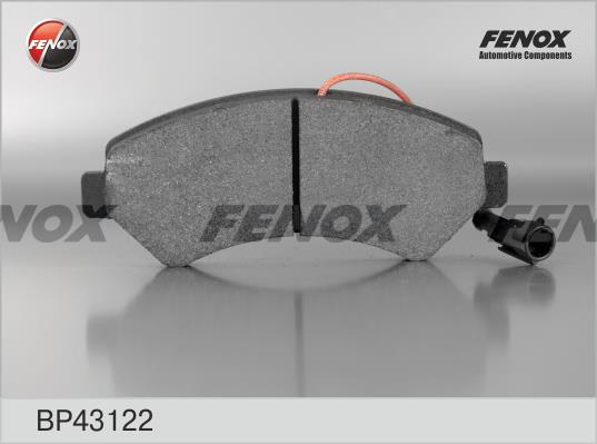 Fenox BP43122 Brake Pad Set, disc brake BP43122