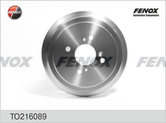 Fenox TO216089 Rear brake drum TO216089