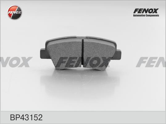 Fenox BP43152 Brake Pad Set, disc brake BP43152