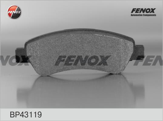 Fenox BP43119 Brake Pad Set, disc brake BP43119