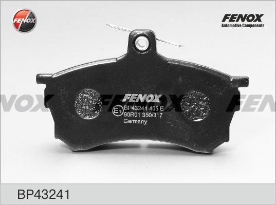 Fenox BP43241 Brake Pad Set, disc brake BP43241
