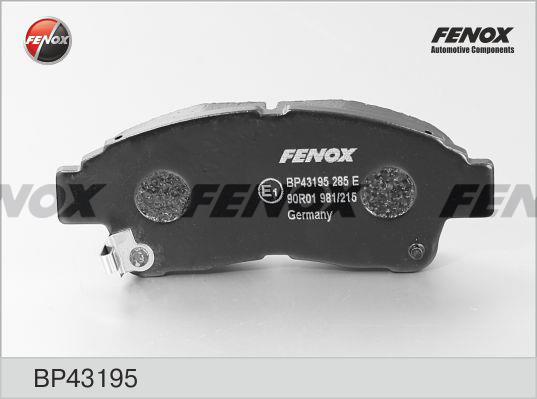 Fenox BP43195 Brake Pad Set, disc brake BP43195