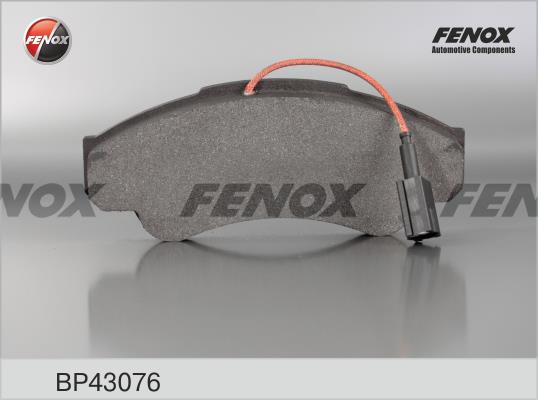 Fenox BP43076 Brake Pad Set, disc brake BP43076