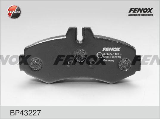 Fenox BP43227 Brake Pad Set, disc brake BP43227