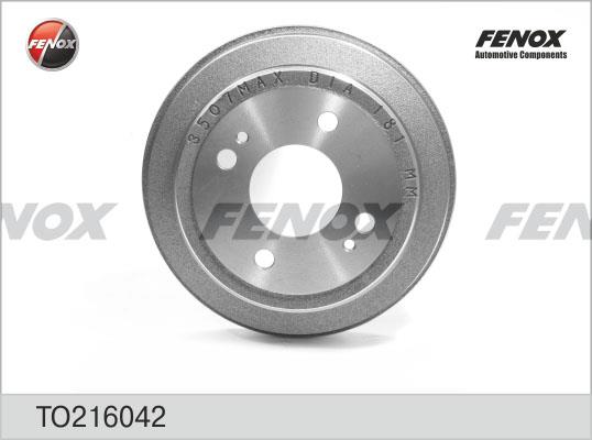 Fenox TO216042 Rear brake drum TO216042