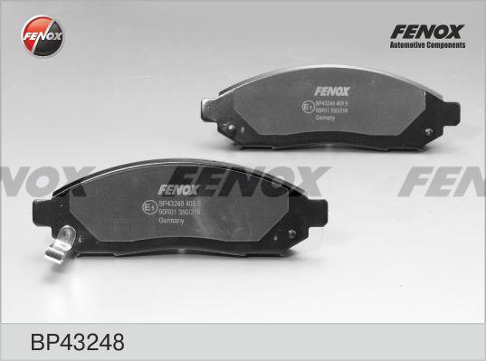 Fenox BP43248 Brake Pad Set, disc brake BP43248
