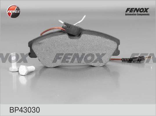 Fenox BP43030 Brake Pad Set, disc brake BP43030