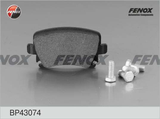 Fenox BP43074 Brake Pad Set, disc brake BP43074