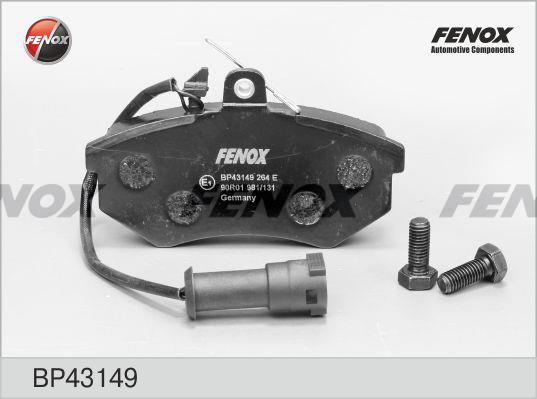 Fenox BP43149 Brake Pad Set, disc brake BP43149